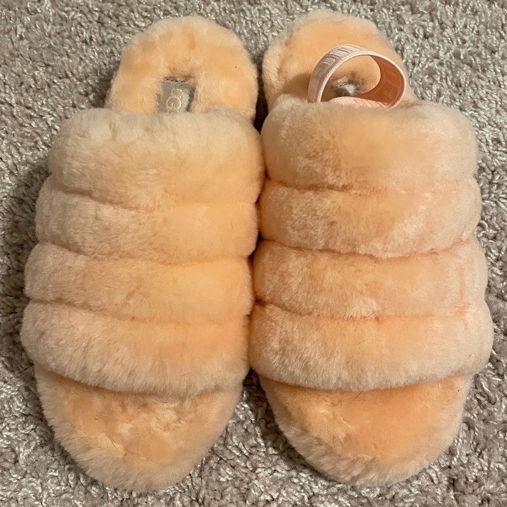Pink Ugg Fluff Yeah Slipper